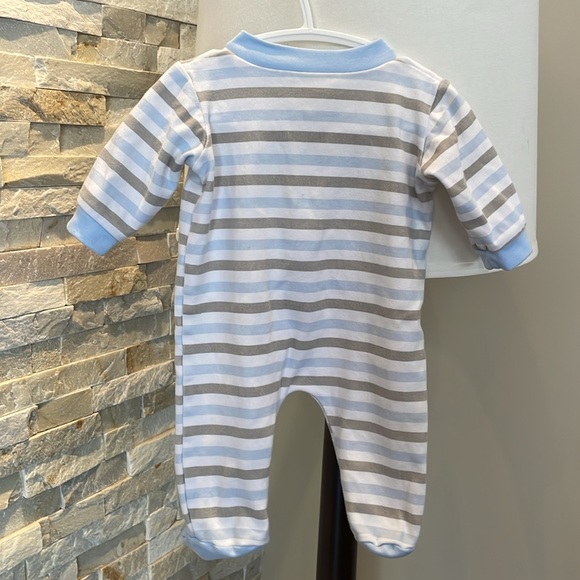 Baby Boy striped Sleeper - Picture 4 of 4